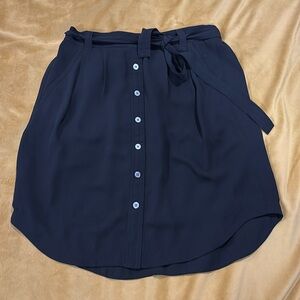 Ann Taylor loft size extra small women, button-down black skirt